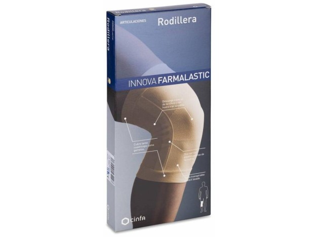 Farmalastic Rodillera Cerrada Color Beige Talla...
