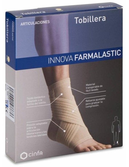 Farmalastic Innova Tobillera Talla Grande, 1 Ud