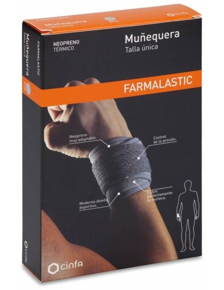 Farmalastic Muñequera Neopreno Talla Única, 1 Ud