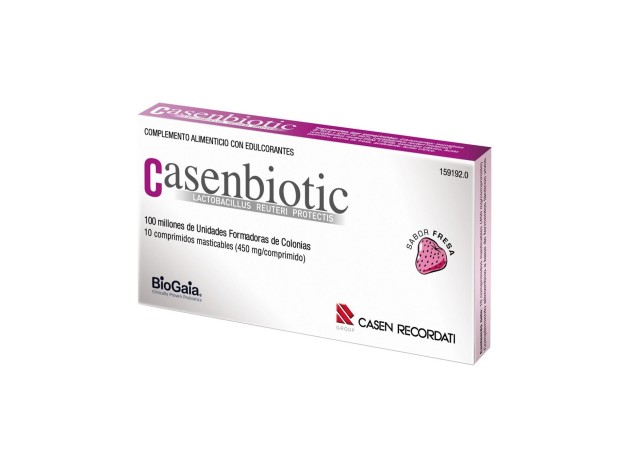 Casenbiotic Fresa, 10 Comprimidos