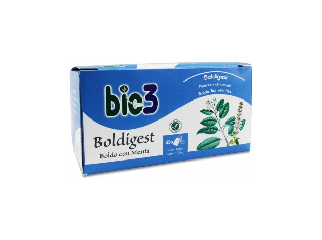 Bio3 Boldigest Boldo Con Menta 25 Filtros