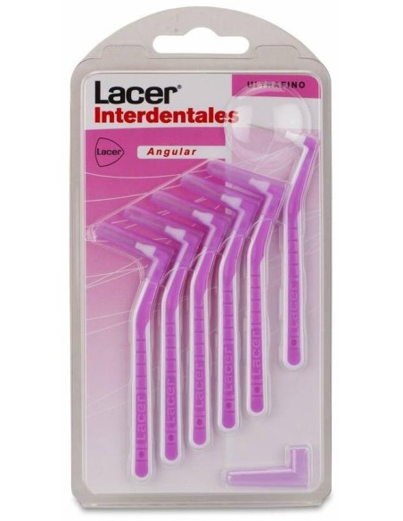 Lacer Interdental Cepillo Ultrafino Angular, 6 Uds