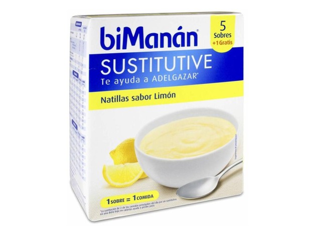 Bimanán® Beslim Natillas Sabor Limón 6Uds