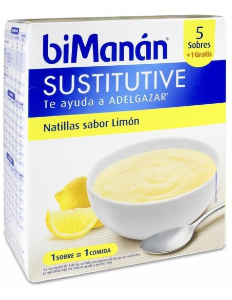 Bimanán® Beslim Natillas Sabor Limón 6Uds