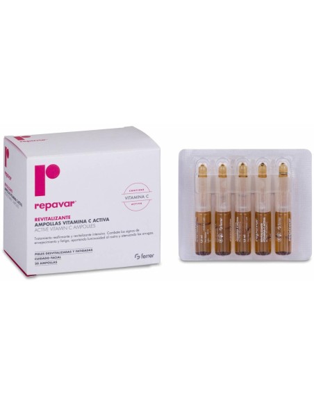 Repavar Revitalizante Ampollas Vitamina C Activa, 20 Ampollas