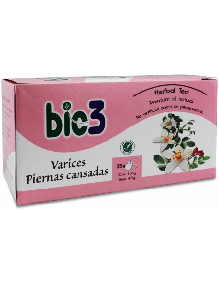 Bie3 Varices Piernas Cansadas Infusion 25Sbrs.