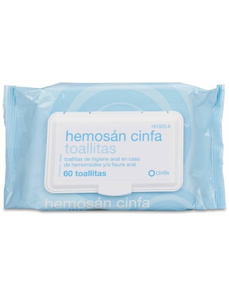 Hemosan Cinfa 60 Toallitas