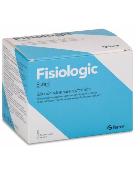 Fisiologic Solución Salina Nasal Y Oftalmica 5 Ml, 30 Uds
