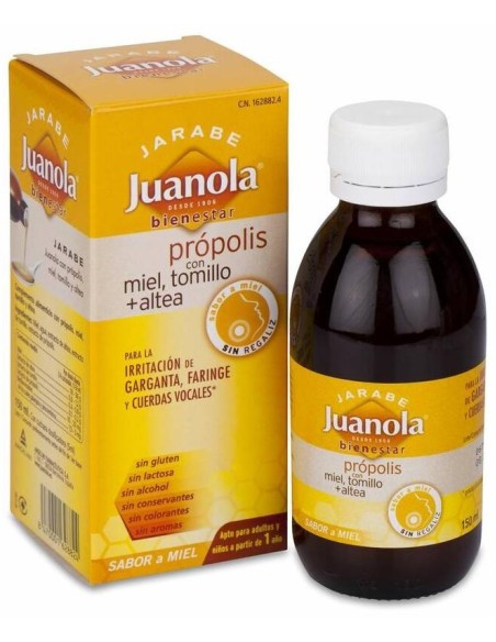 Juanola Jarabe Própolis Con Miel, Tomillo Y Altea