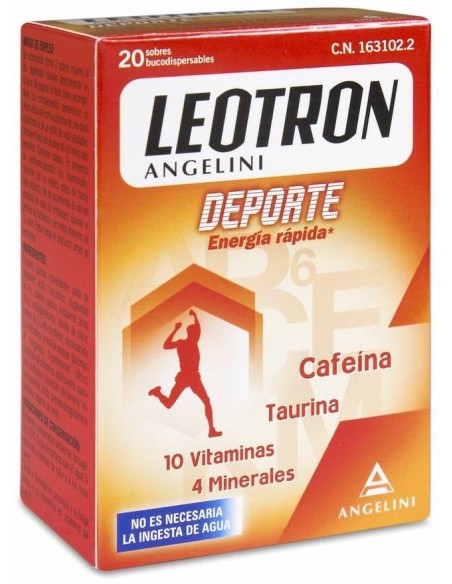 Leotron Deporte Bucodispersables 20 Sobres