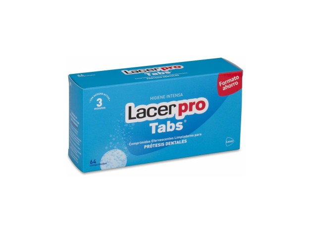 Lacer Pro Tabs Limpieza Prótesis Dental...