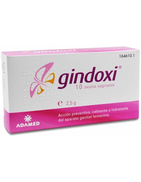 Gindoxi Óvulos Vaginales, 10 Óvulos