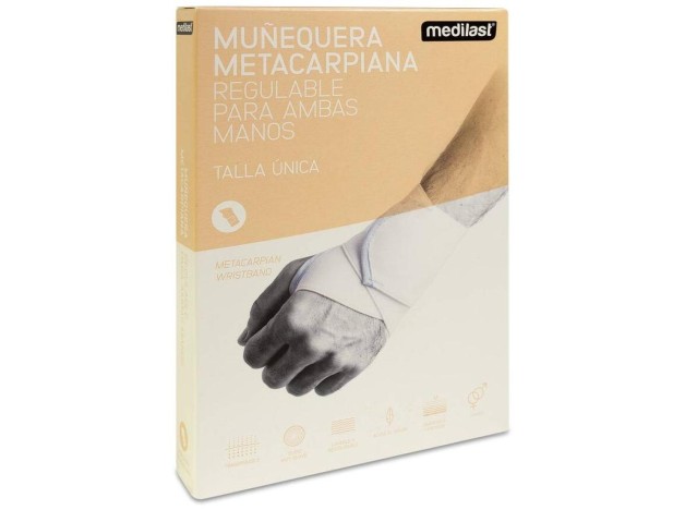 Medilast Trauma Plus Muñequera Metacarpiana...