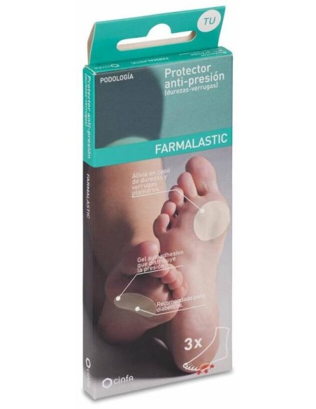 Farmalastic Podo Protector Anti Presion Plantar Talla Única X3