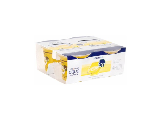 Nestlé Resource Agua Gelificada Limón 4Uds