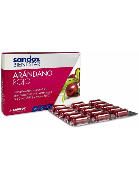 Sandoz Bienestar Arándano Rojo Cranberry 30Cáps