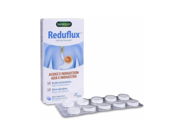 Reduflux Acidez E Indigestión 20 Comprimidos