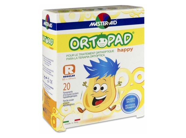 Ortopad® Happy Parche Ocular Regular 20Uds