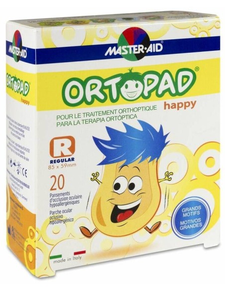 Ortopad® Happy Parche Ocular Regular 20Uds