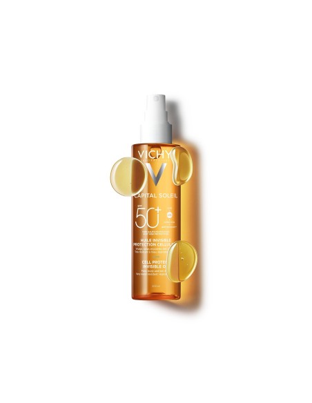 Vichy Solar Corporal SPF50+ Aceite Invisible Cell Protect 200 ml