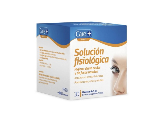 Care+ Solución Fisiológica 30 Unidosis 5Ml