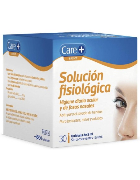 Care+ Solución Fisiológica 30 Unidosis 5Ml