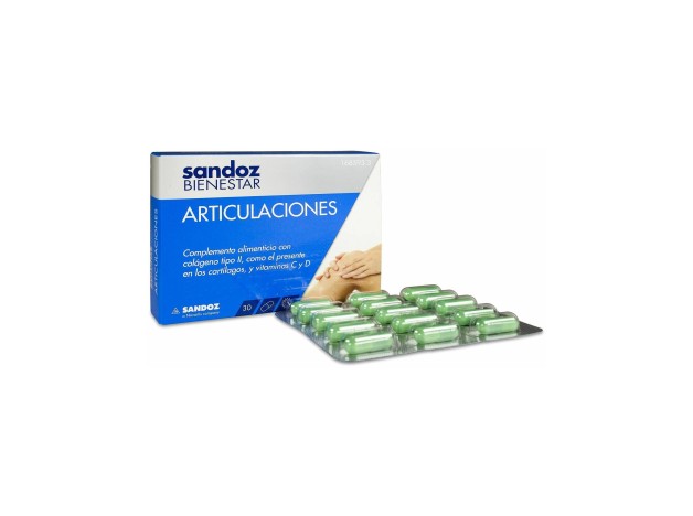 Sandoz Bienestar Articulaciones, 30 Cápsulas
