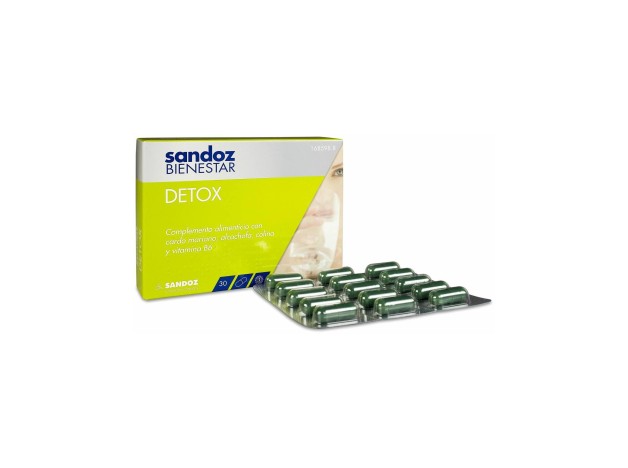 Sandoz Bienestar Detox, 30 Cápsulas