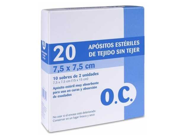 O.C. Apósitos Estériles Tejido Sin Tejer 7,5 X...