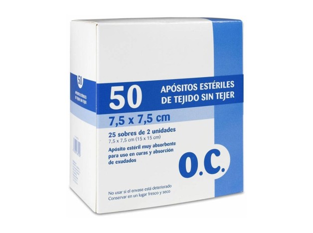 O.C. Apósitos Estériles Tejido Sin Tejer 7,5 X...