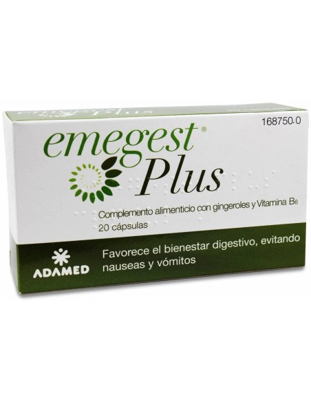 Emegest Plus, 20 Cápsulas