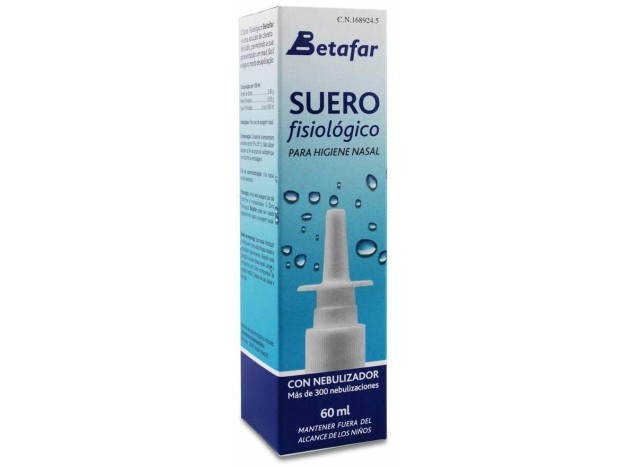 Betafar Suero Fisiológico Con Nebulizador, 60 Ml