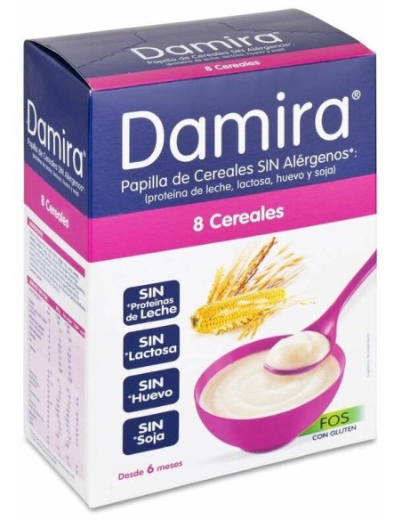 Damira Papilla 8 Cereales Fos, 600 G