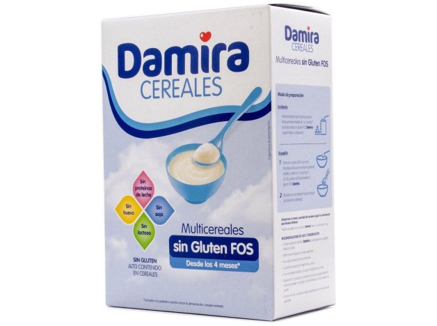 Damira Papilla Multicereales Sin Gluten, 600 G