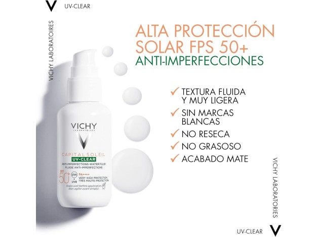 Vichy Solar Cara UV-Clear SPF50+ 40 ml