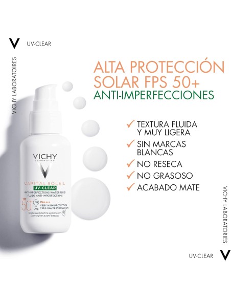 Vichy Solar Cara UV-Clear SPF50+ 40 ml