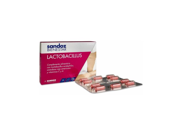 Sandoz Bienestar Lactobacillus, 20 Cápsulas