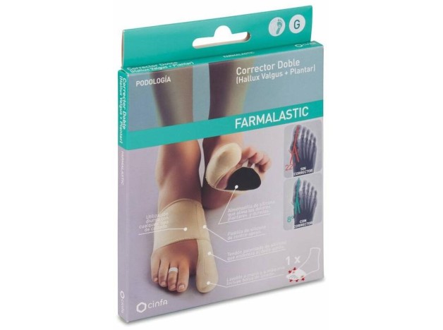 Farmalastic Corrector Doble Juanetes Y Plantar...