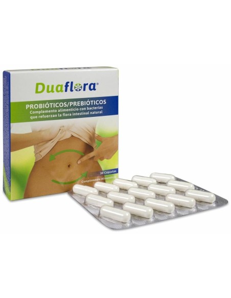 Edda Pharma Duaflora Prebióticos/Probióticos, 30 Cápsulas