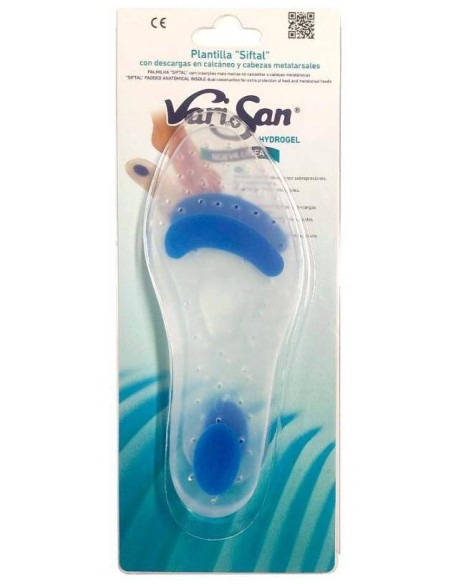 Vari+San Plantilla Larga Hydrogel Talla 5 (45/46) 2Uds