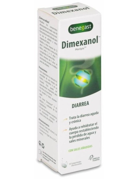 Dimexanol Diarrea %26 Deshidratación 10 Comprimidos