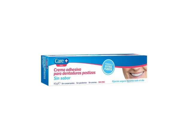 Care+ Crema Adhesiva Dentadura Postiza, 40 G