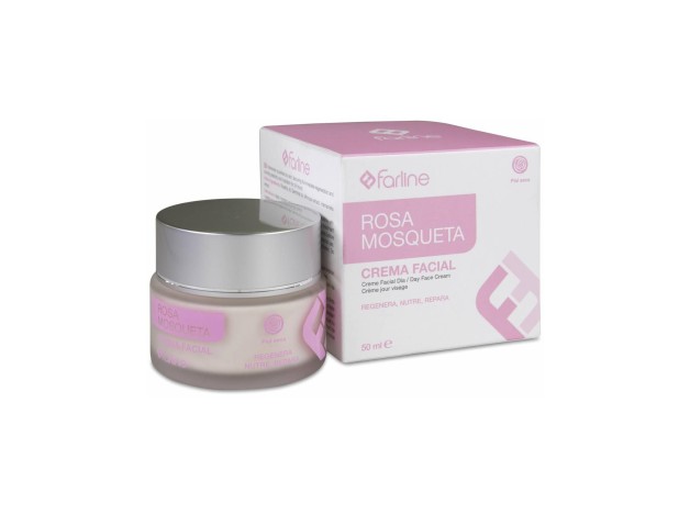 Farline Crema Facial Rosa Mosqueta, 50 Ml
