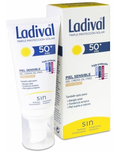 Ladival® Piel Sensibles O Alérgicas Spf50+ Gel Crema Con Color 50Ml