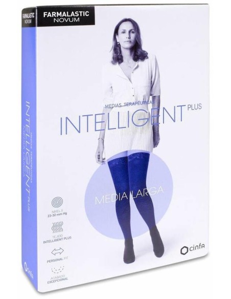 Farmalastic Novum Media Larga Intelligent Plus Compresion Normal Canela T-4
