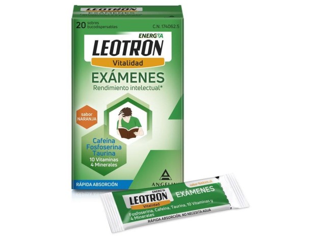 Leotron Exámenes 20 Sobres Bucodispersables