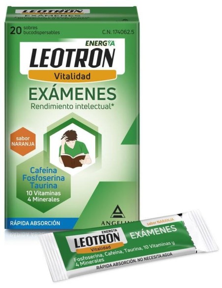 Leotron Exámenes 20 Sobres Bucodispersables