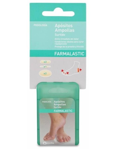 Farmalastic Protector Ampollas Apósito Adhesivo Dedos 5Uds