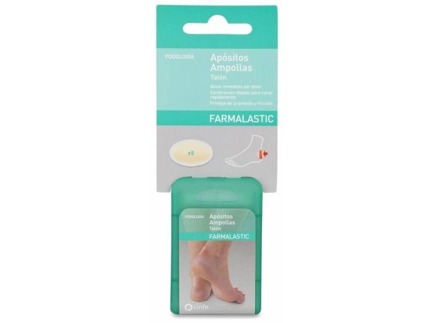 Farmalastic Apósito Adhesivo Ampollas Talón 5Uds