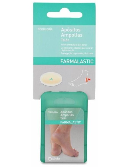Farmalastic Apósito Adhesivo Ampollas Talón 5Uds
